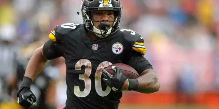 Der Mann auf den die Kansas City Chiefs besonders aufpassen müssen. Pittsburgh Steelers Runningback James Conner.
