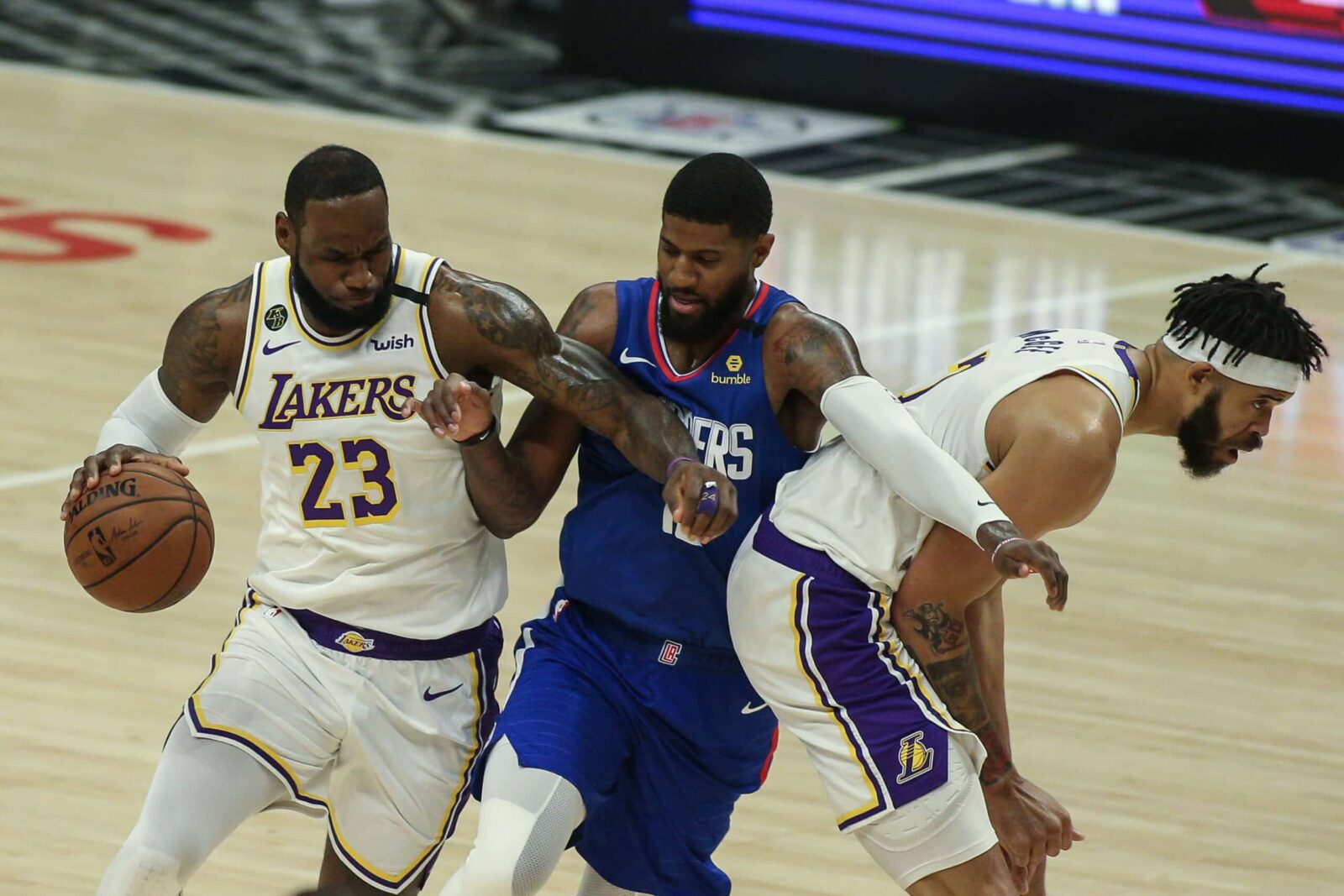 LA Lakers gegen Portland Trail Blazers