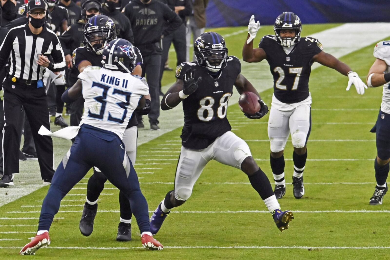 Tennessee Titans gegen Baltimore Ravens