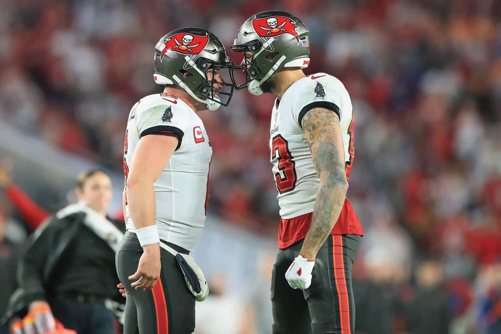 Baker Mayfield und Mike Evans